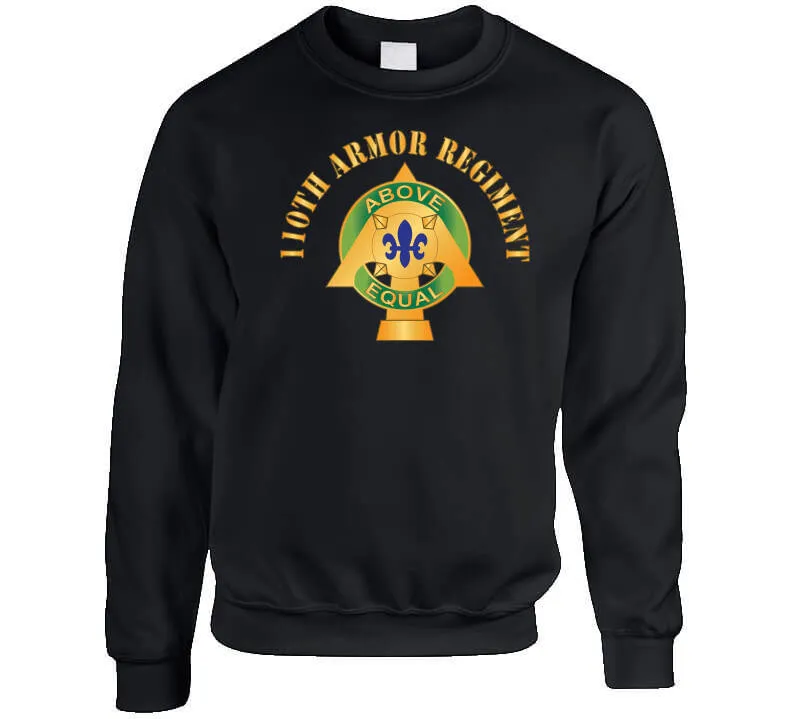 110h Armor Regiment -  Dui W Txt X 300 Classic T Shirt, Crewneck Sweatshirt, Hoodie, Long Sleeve