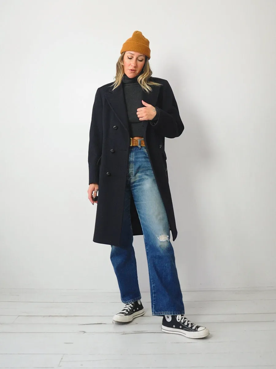 1980's Fletcher Wool Peacoat