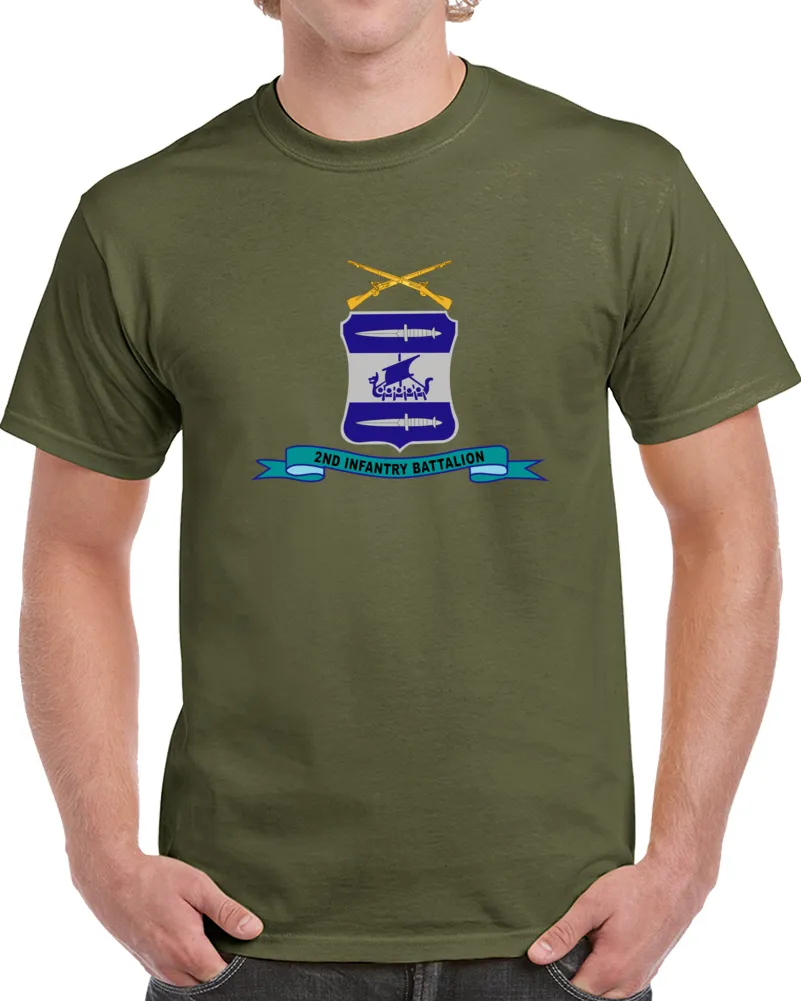 2nd Infantry Battalion W Br - Ribbon Classic T Shirt