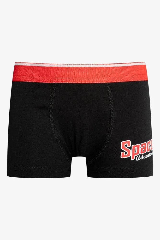 3 Pack Space Boxers Red