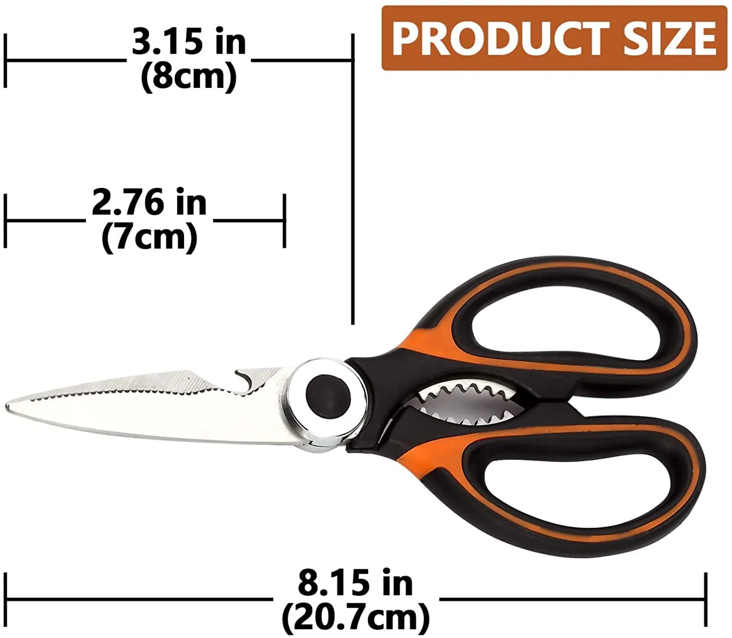 3pcs Heavy Duty Scissors for Kitchen Use / Multi-Function Kitchen Scissors Ultra Sharp Random Color