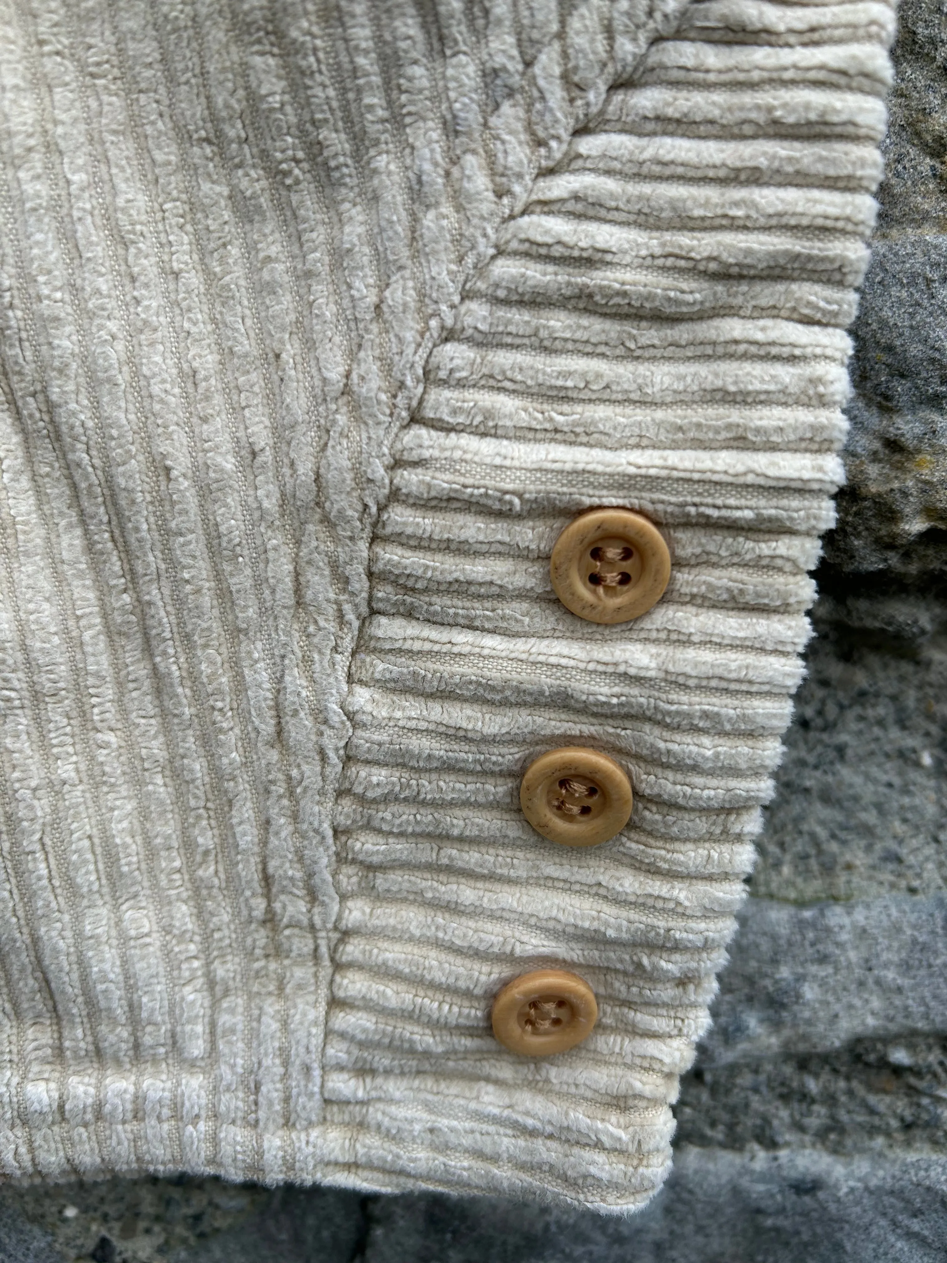 80s beige thick cords  9-12m (74-80cm)