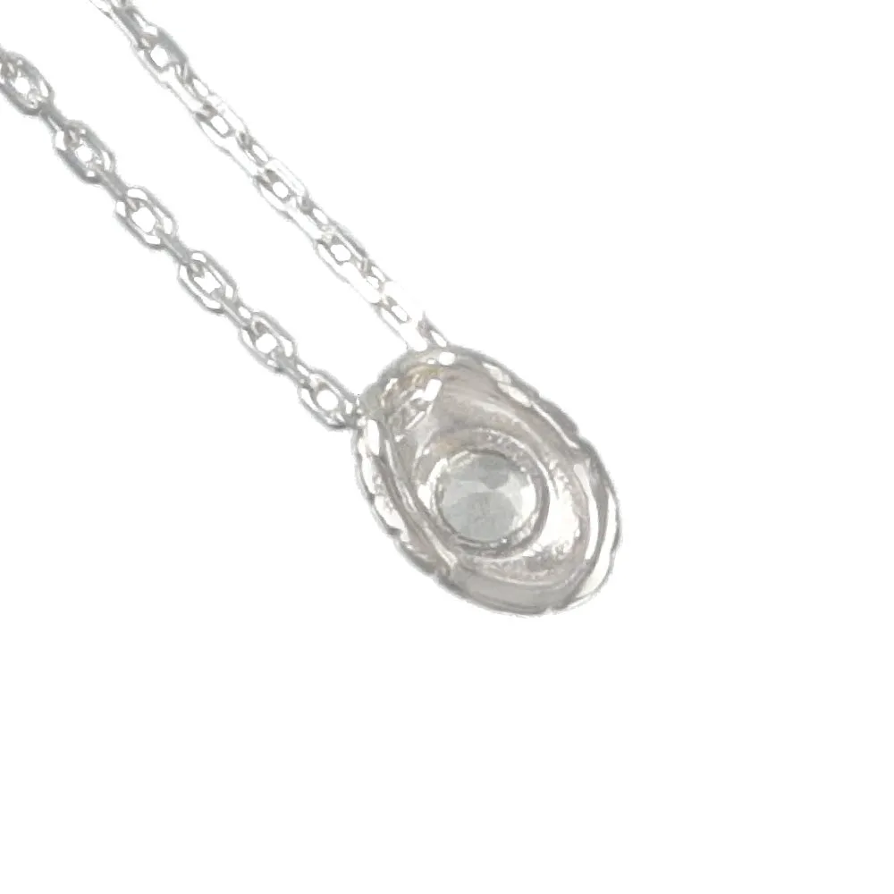 925 Silver Lemon Quarts Short Necklace