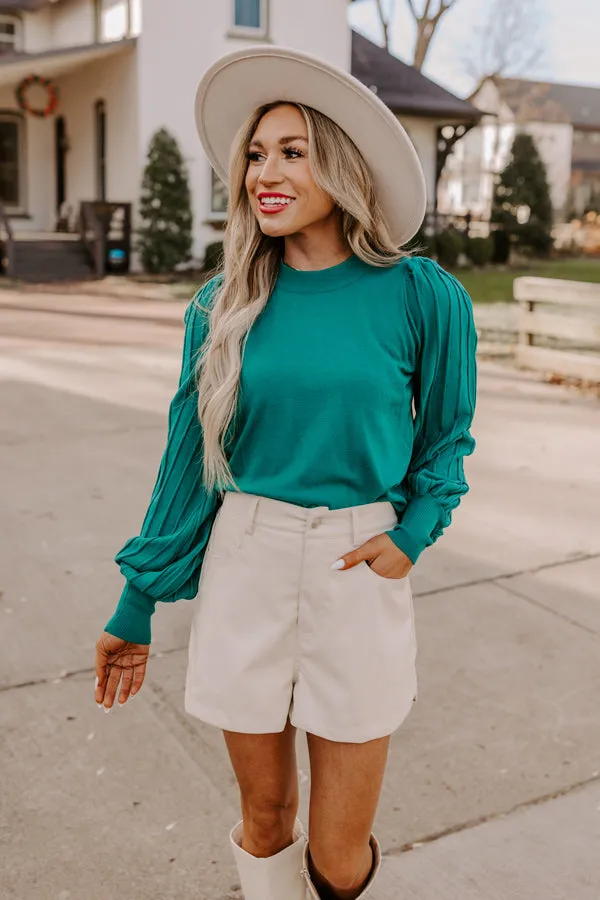 Act Out Of Love Top In Hunter Green