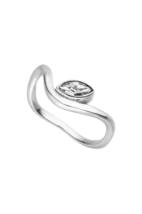 Adorn Ring Marquise Silver