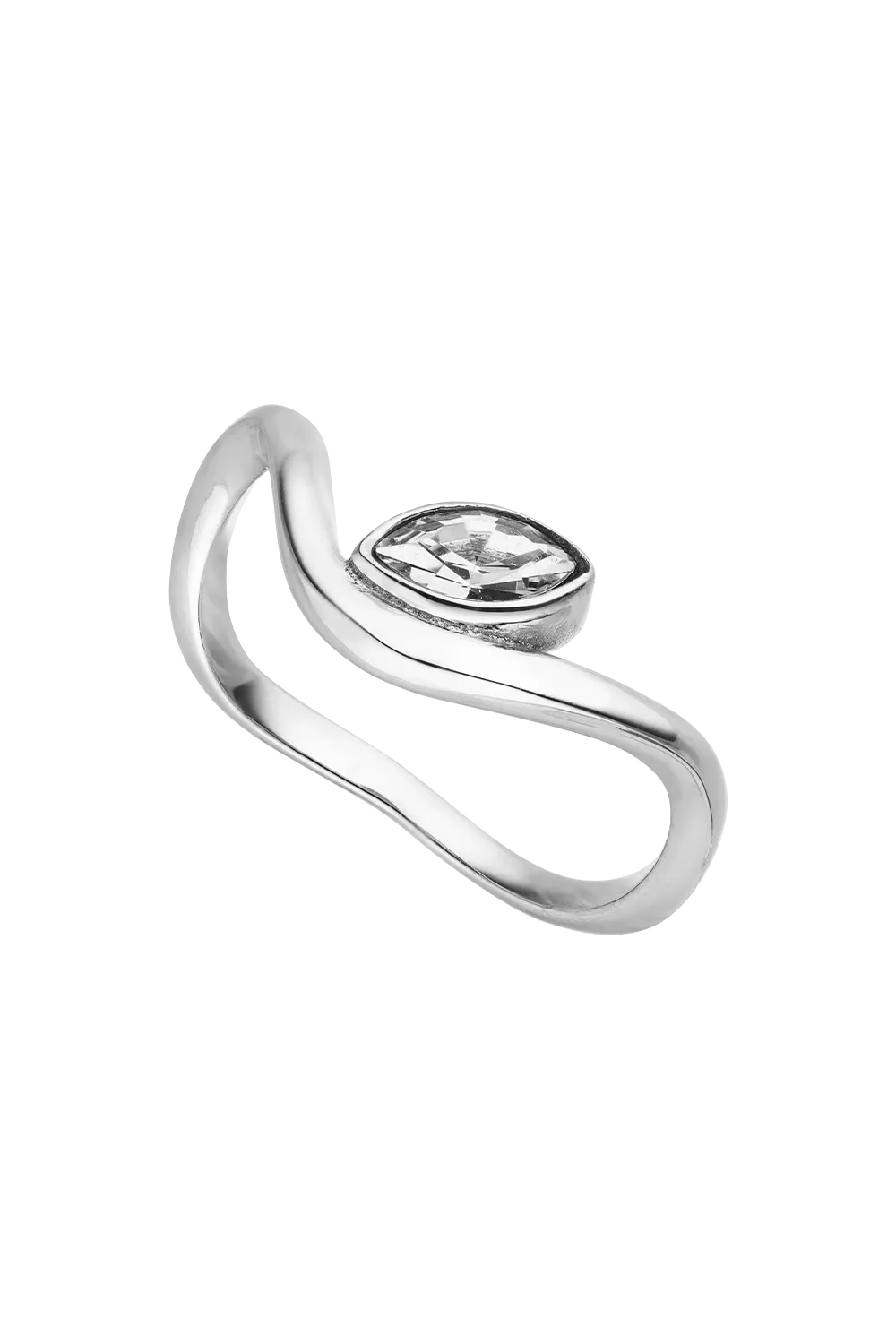 Adorn Ring Marquise Silver