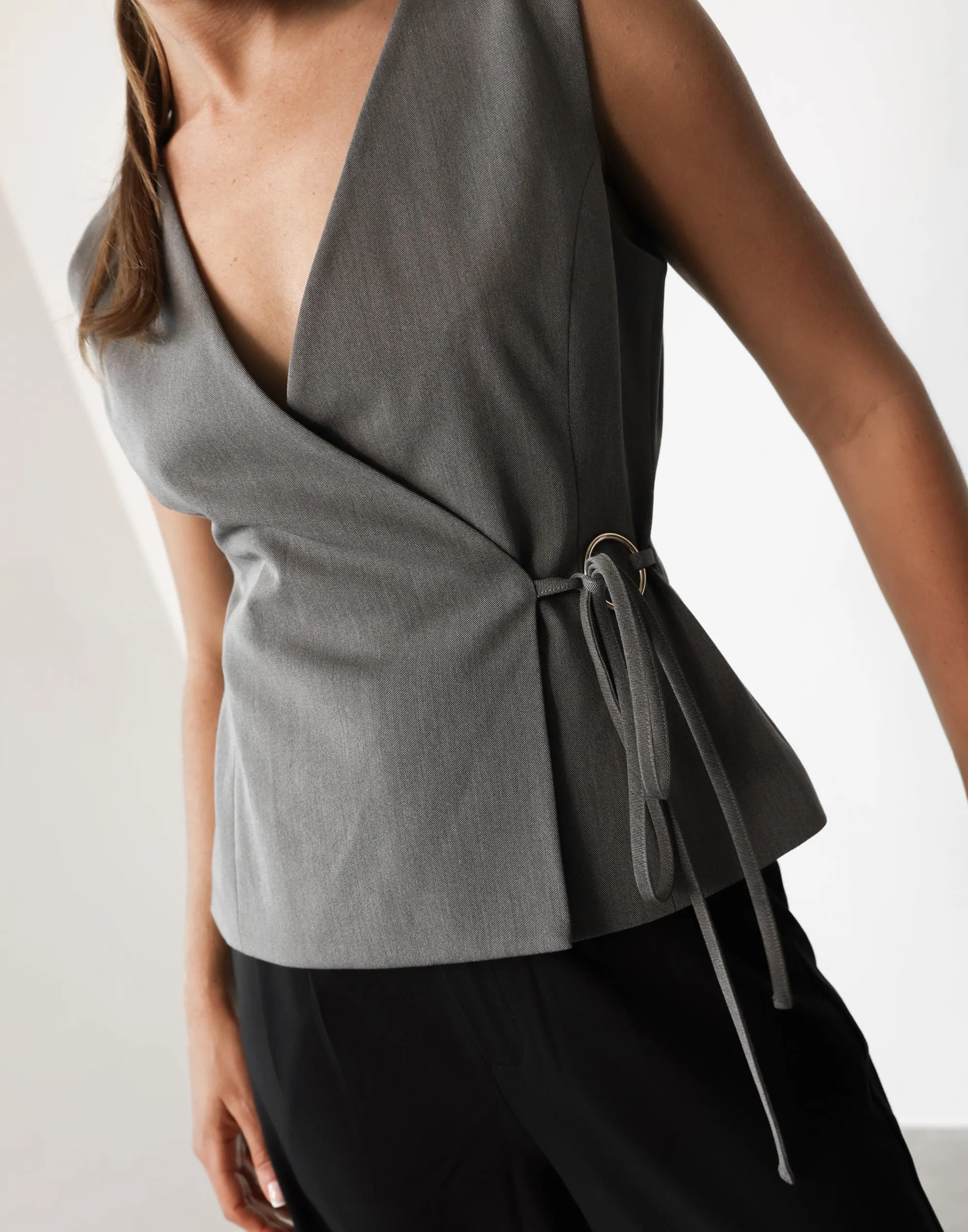 Alayna Top (Grey)