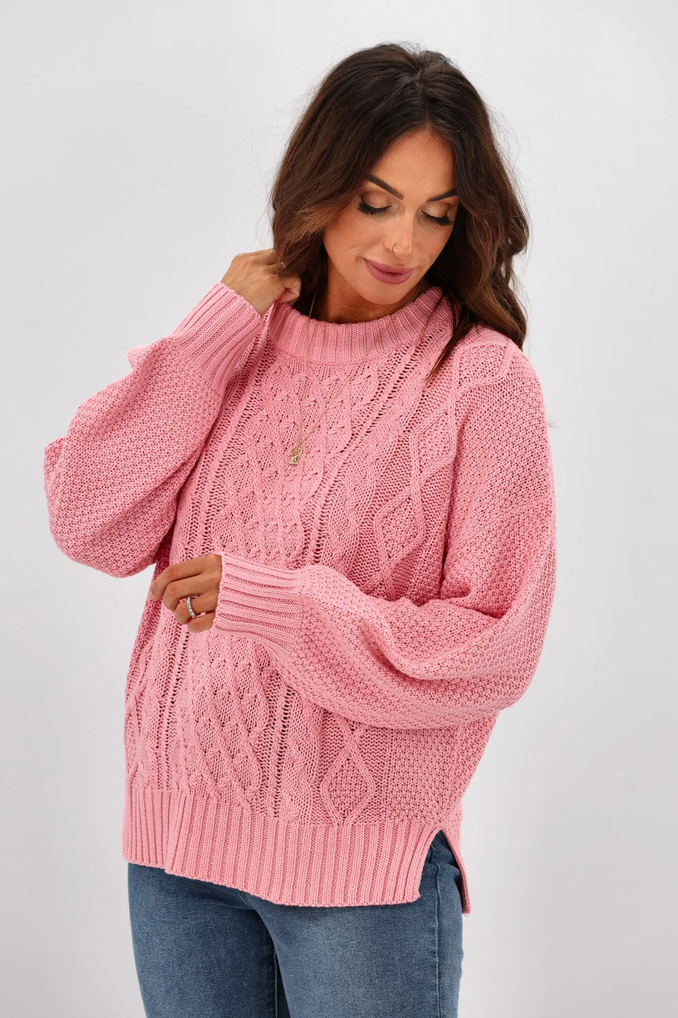 All About Eve Rue Sweater Pink