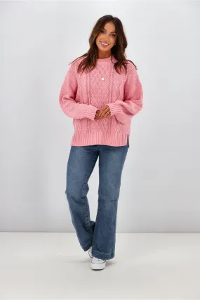 All About Eve Rue Sweater Pink