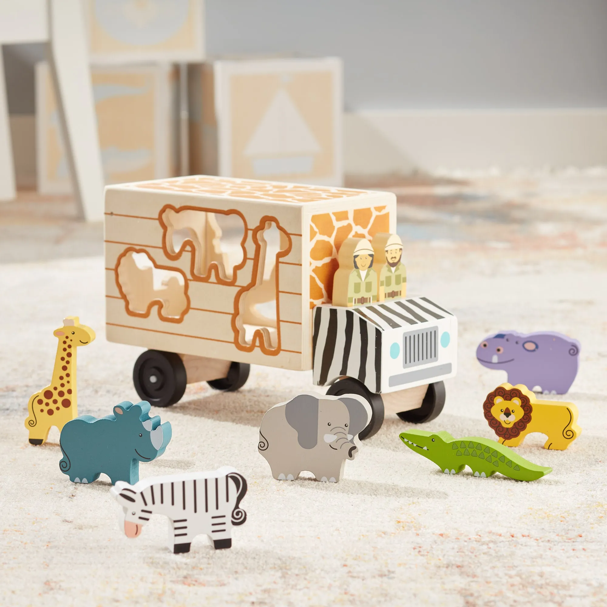 Animal Rescue Wooden Play Set