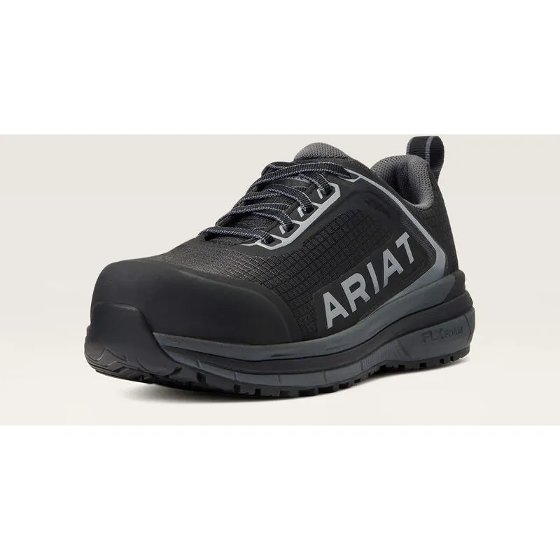 Ariat Women's Outpace CT Safety Slip Resist Work Shoe -Black- 10040324