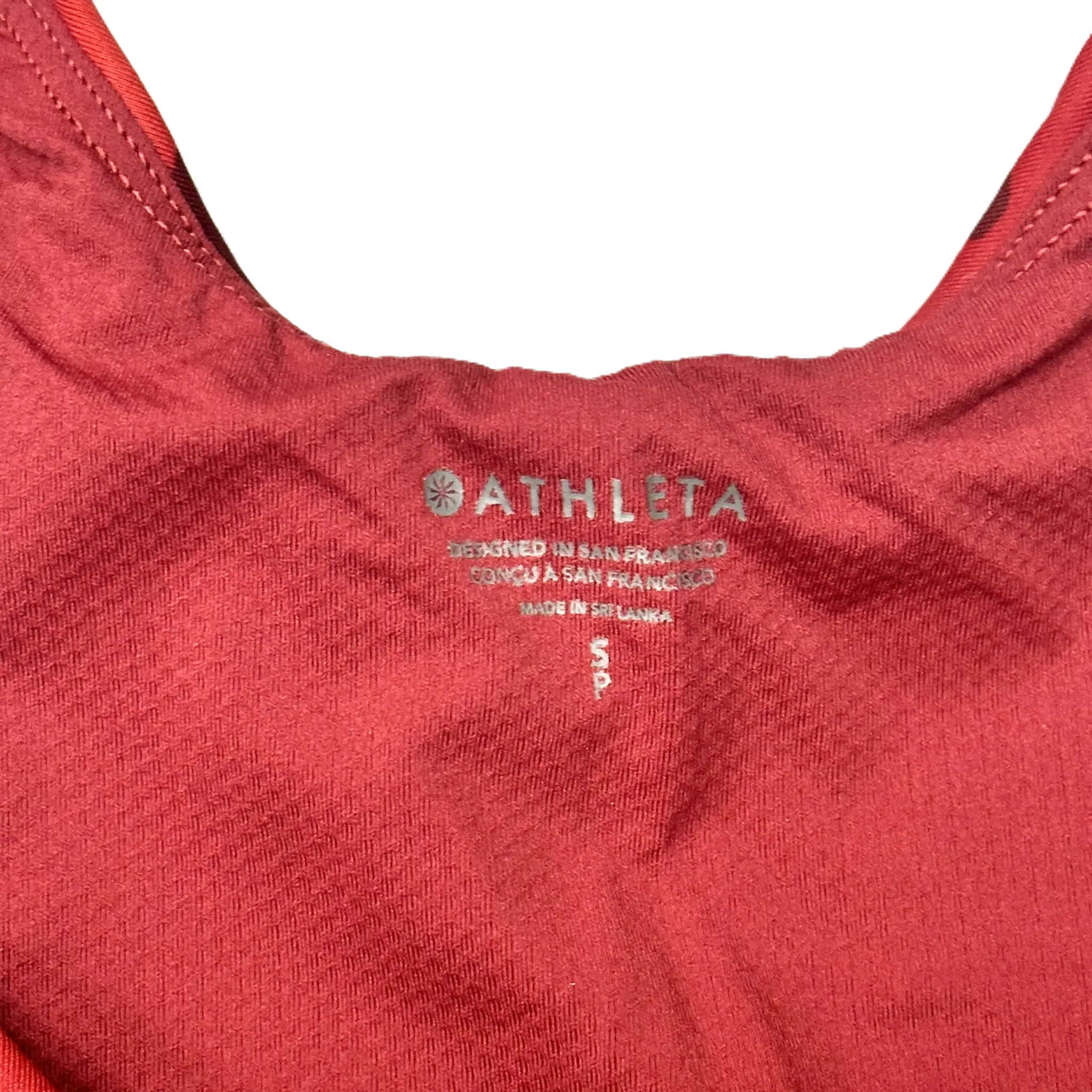 Athletic Bra By Athleta In Red, Size: S