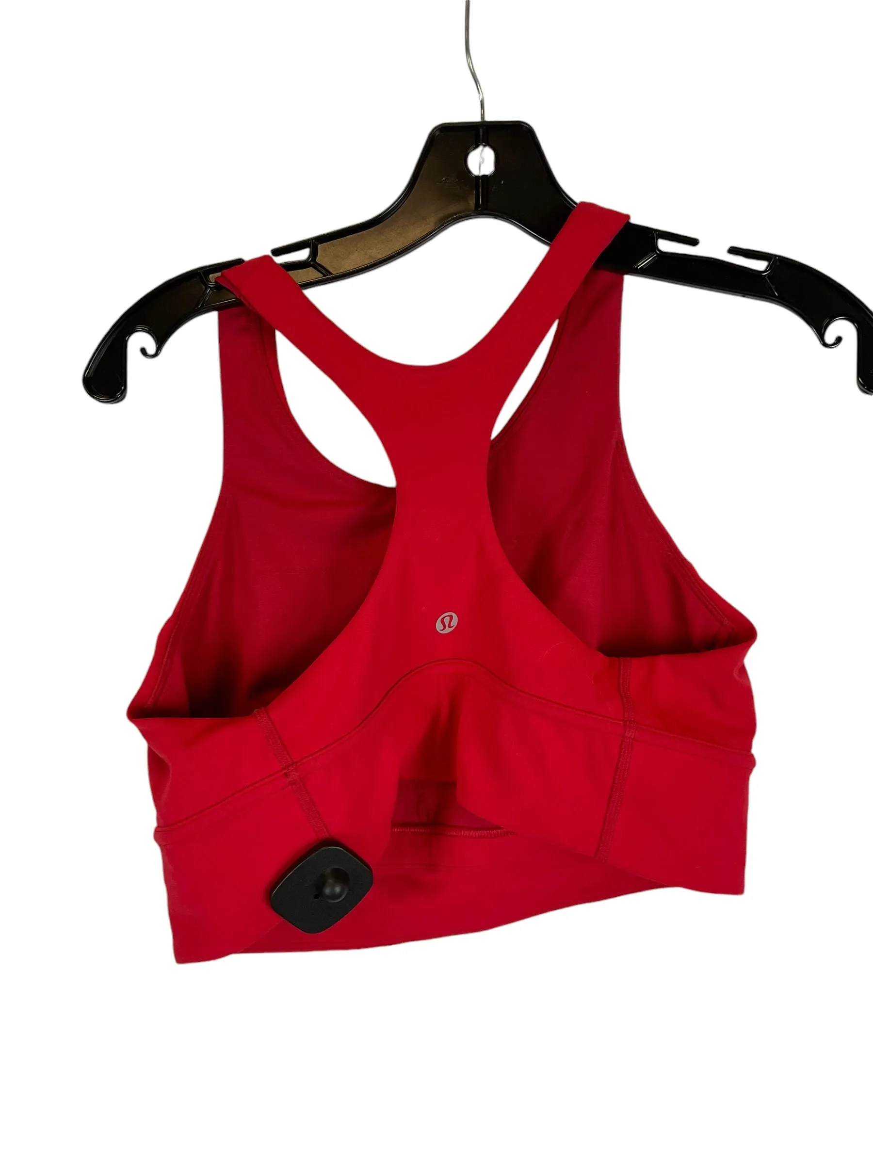 Athletic Bra By Lululemon In Red, Size: 12