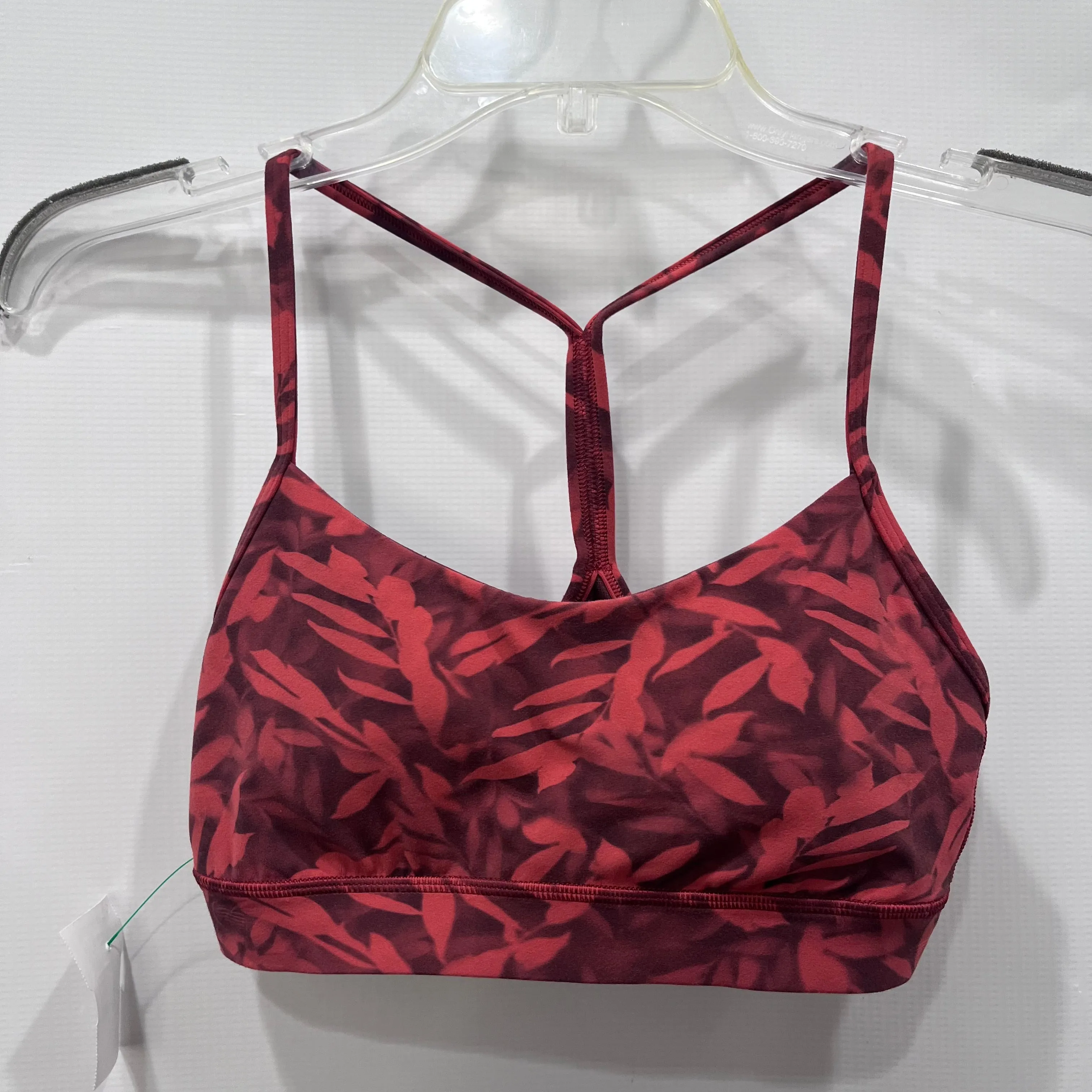 Athletic Bra By Lululemon In Red, Size: 4