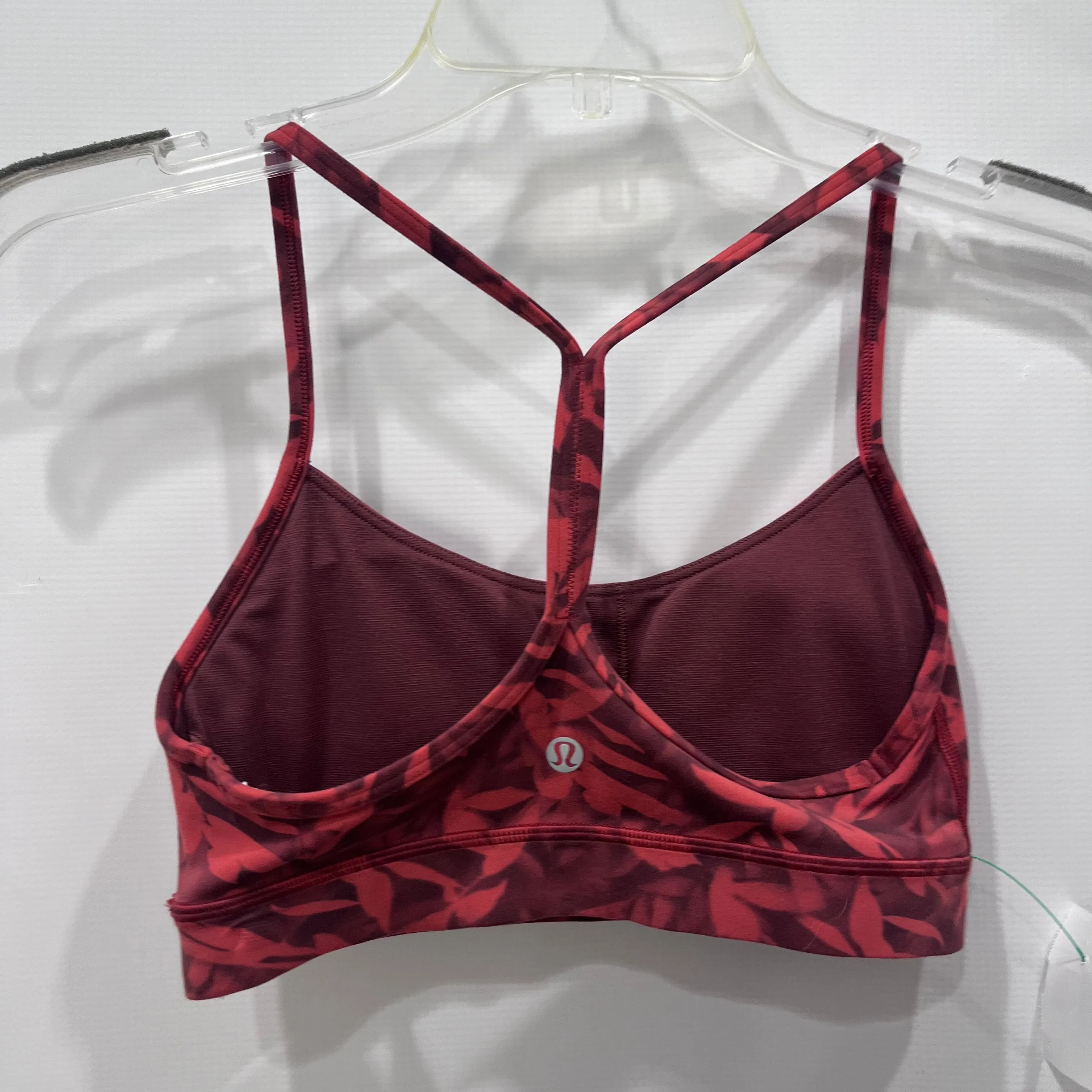 Athletic Bra By Lululemon In Red, Size: 4