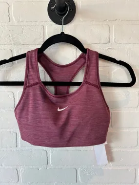 Athletic Bra By Nike In Red, Size: S