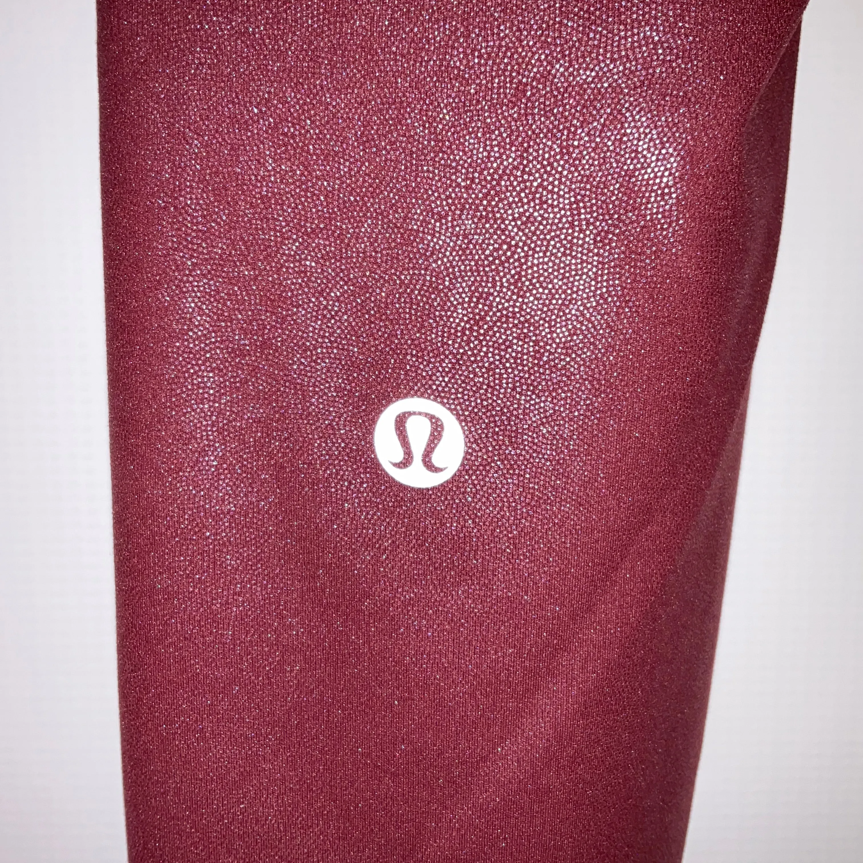 Athletic Leggings By Lululemon In Red, Size: 6