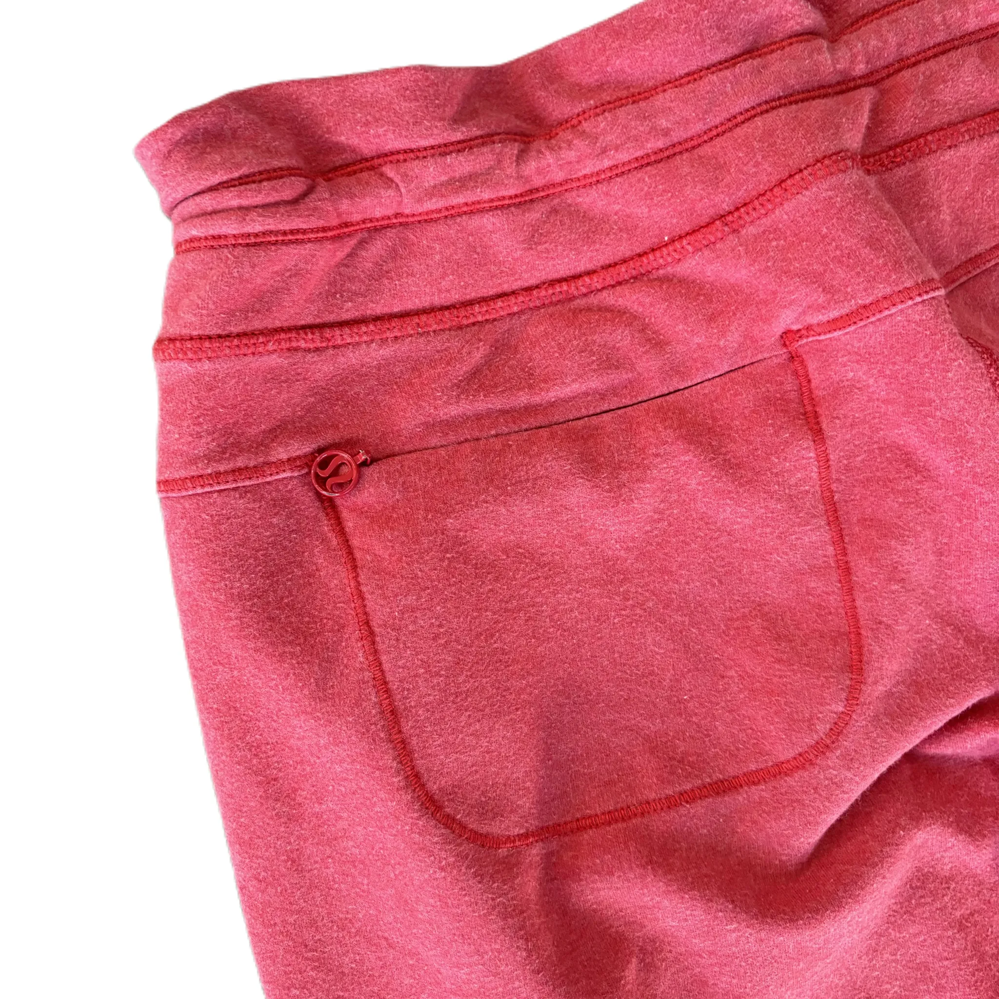 Athletic Pants By Lululemon In Red, Size: 10