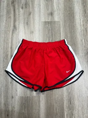 Athletic Shorts By Nike Apparel In Black & Red, Size: Xl