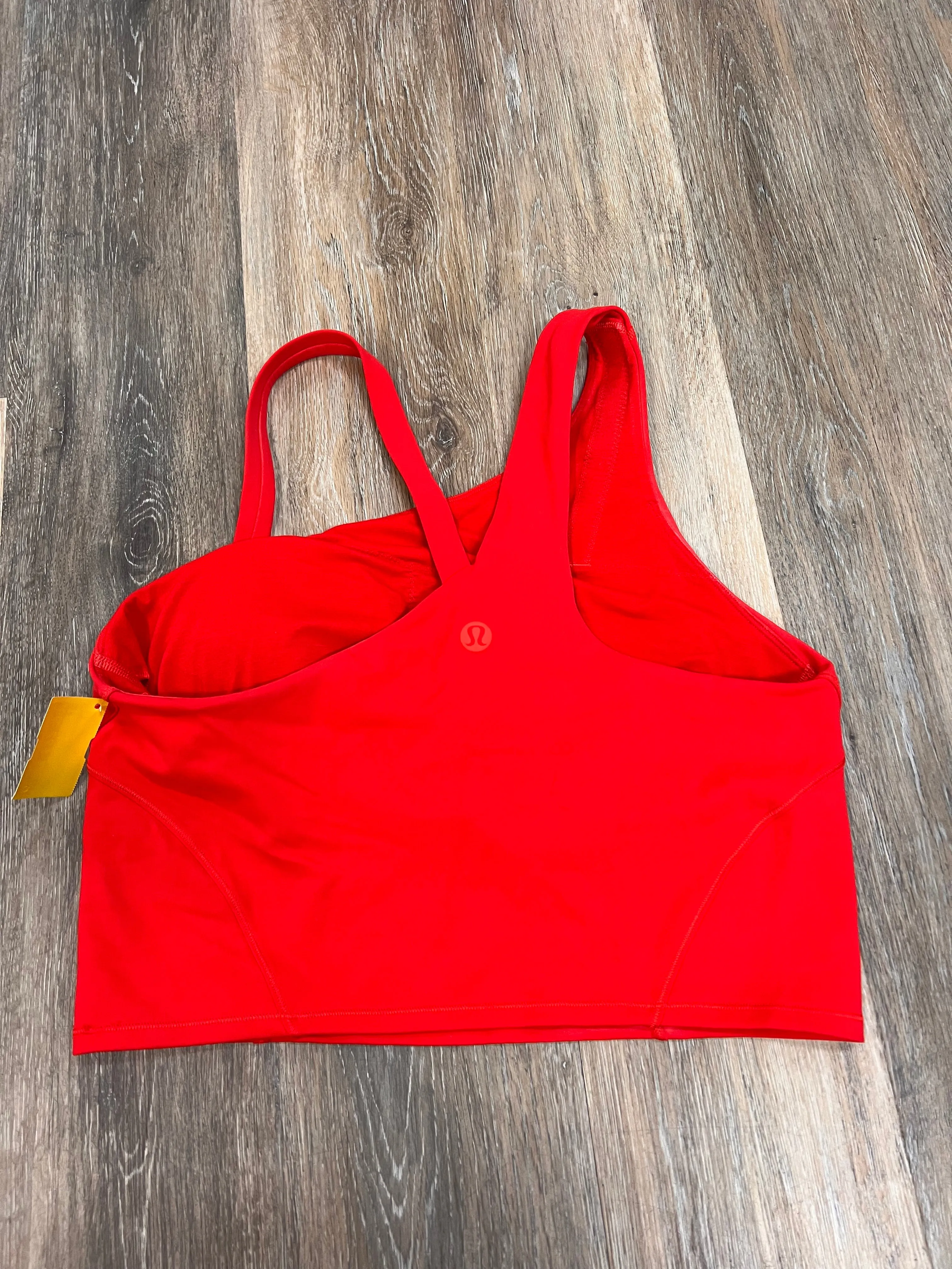 Athletic Tank Top By Lululemon In Red, Size: 12