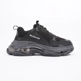 Balenciaga Mens Triple S Black / Clear Sole EU 44 / UK 10