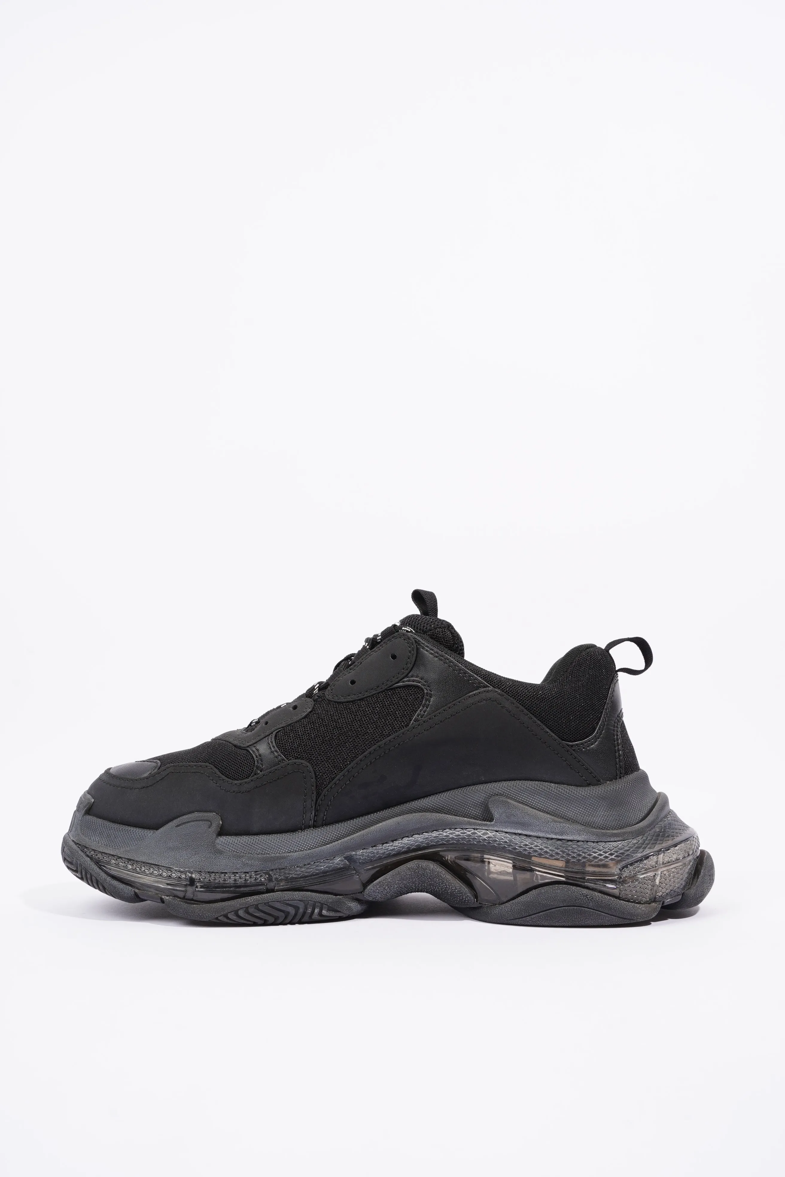 Balenciaga Mens Triple S Black / Clear Sole EU 44 / UK 10