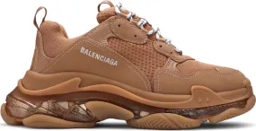 Balenciaga Wmns Triple S Sneaker 'Clear Sole - Light Camel'