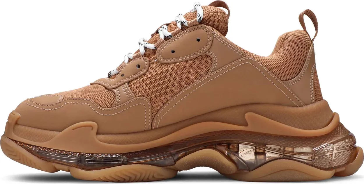 Balenciaga Wmns Triple S Sneaker 'Clear Sole - Light Camel'