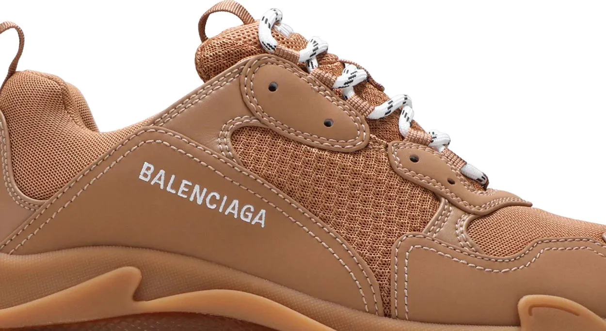 Balenciaga Wmns Triple S Sneaker 'Clear Sole - Light Camel'