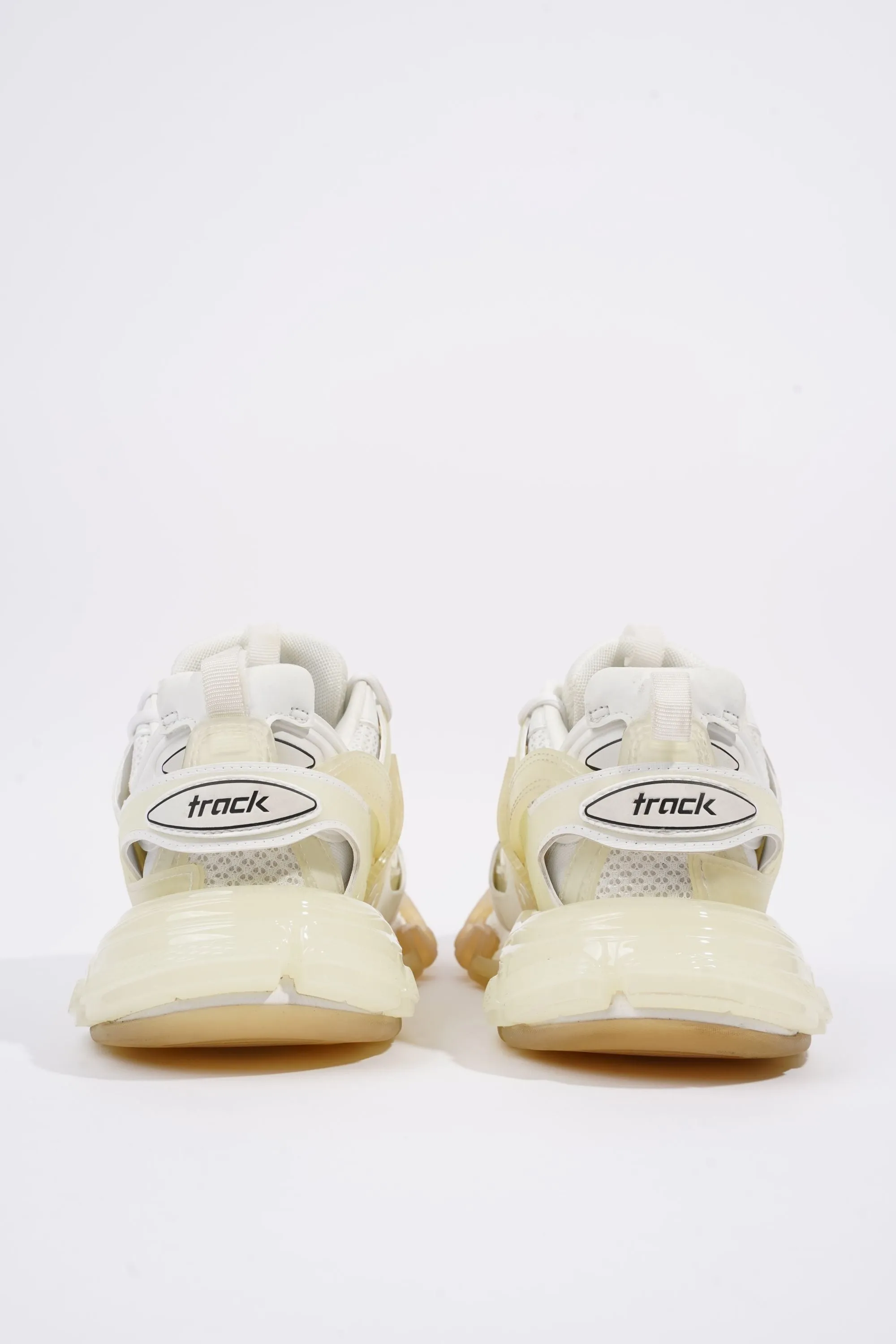 Balenciaga Womens Track White / Clear Sole EU 38 / UK 5