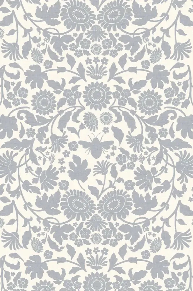 Bee Floral - Grey