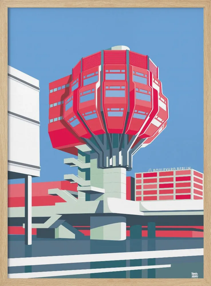 Berlin Bierpinsel - Stretched Canvas, Poster or Fine Art Print