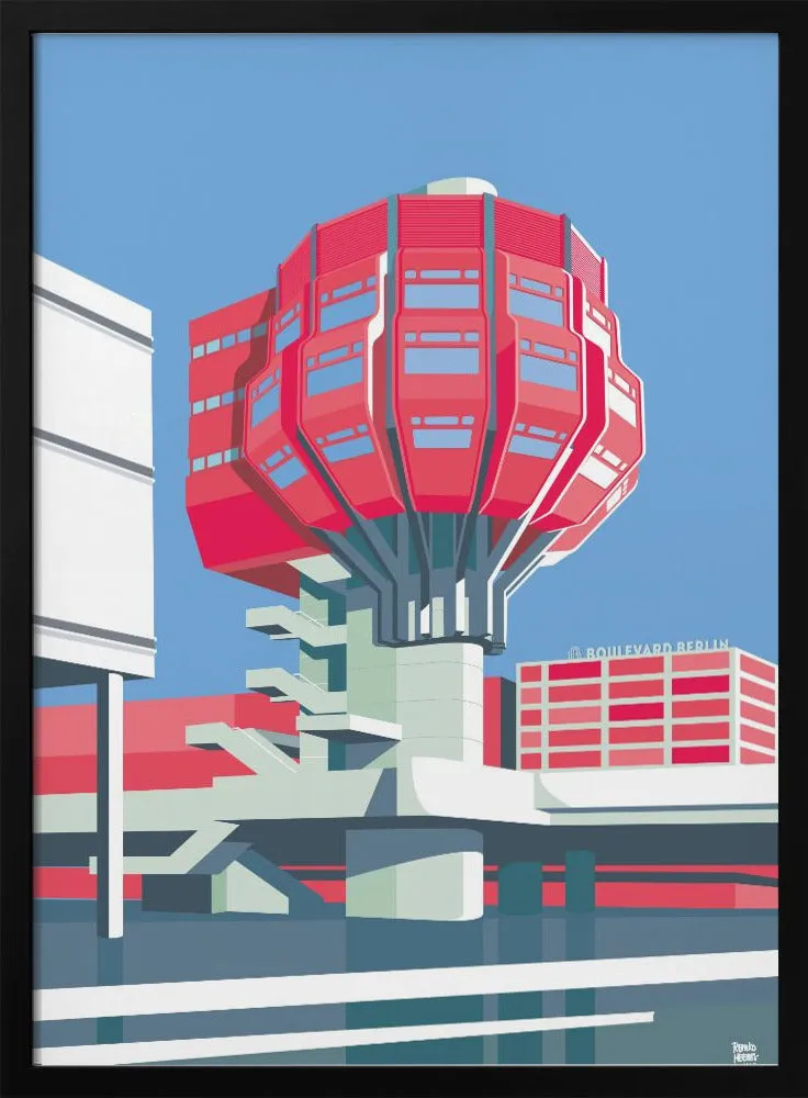 Berlin Bierpinsel - Stretched Canvas, Poster or Fine Art Print