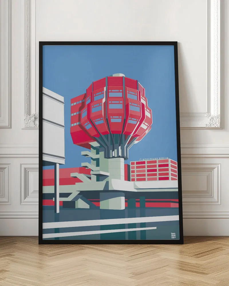 Berlin Bierpinsel - Stretched Canvas, Poster or Fine Art Print