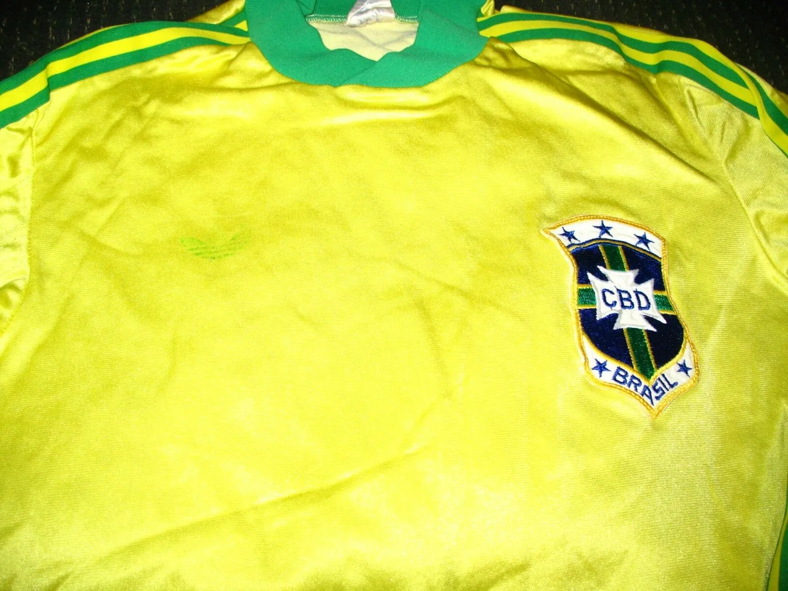 Brazil 1977 1978 70s Adidas Ventex Jersey Shirt M