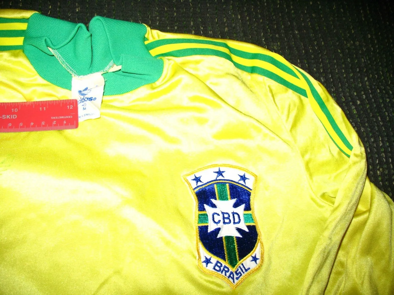 Brazil 1977 1978 70s Adidas Ventex Jersey Shirt M