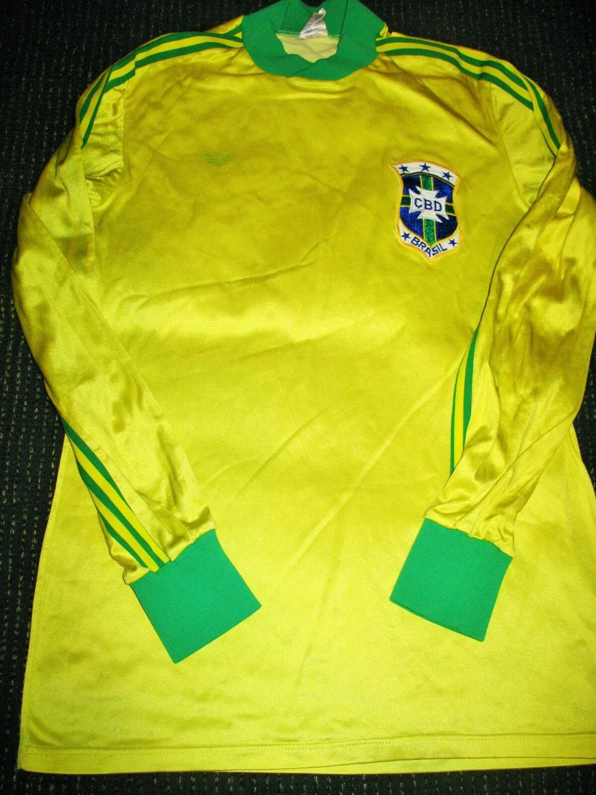 Brazil 1977 1978 70s Adidas Ventex Jersey Shirt M