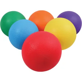 Brightly Colored Playground Balls Set