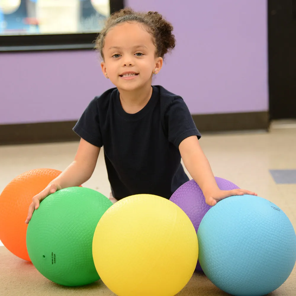 Brightly Colored Playground Balls Set