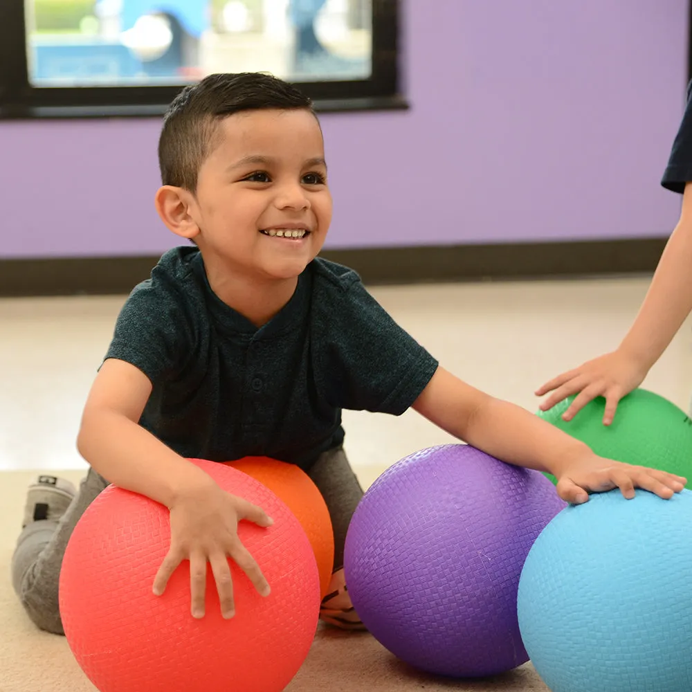 Brightly Colored Playground Balls Set