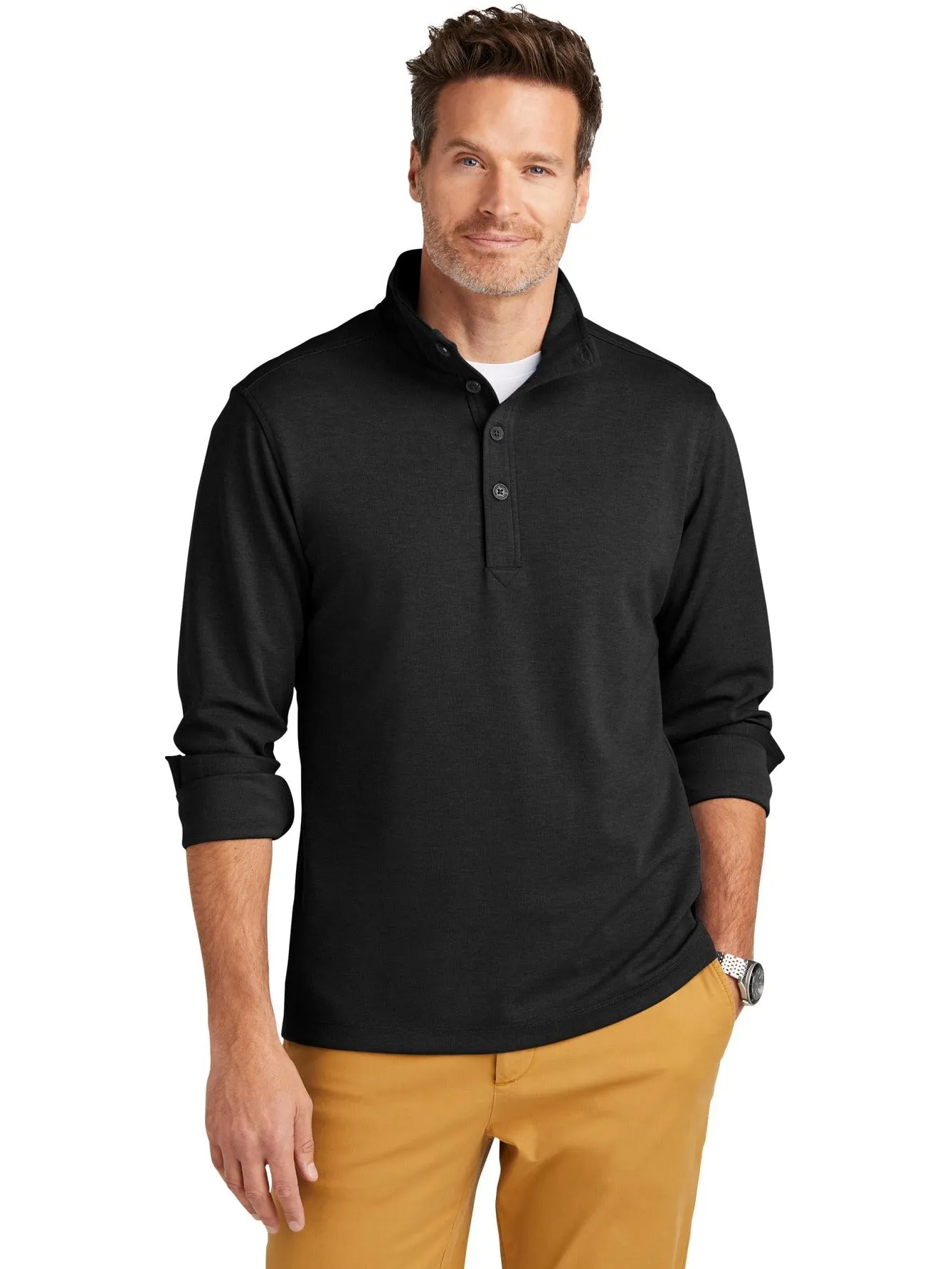 Brooks Brothers Mid-Layer Stretch 1/2-Button