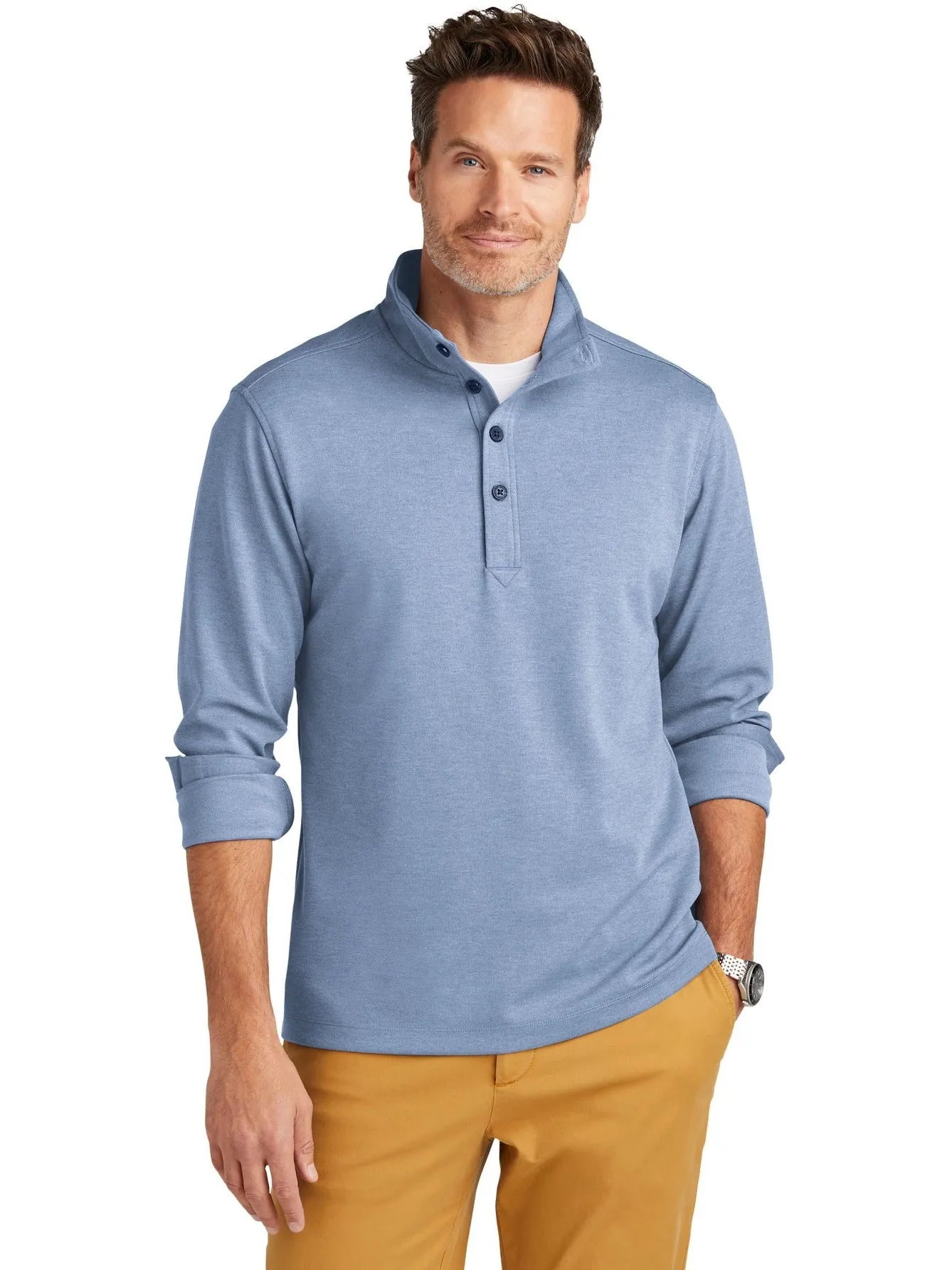 Brooks Brothers Mid-Layer Stretch 1/2-Button