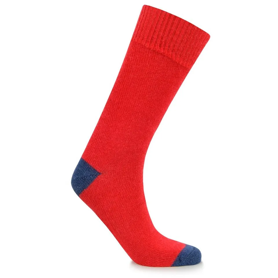 Burrows & Hare Alpaca Socks - Red