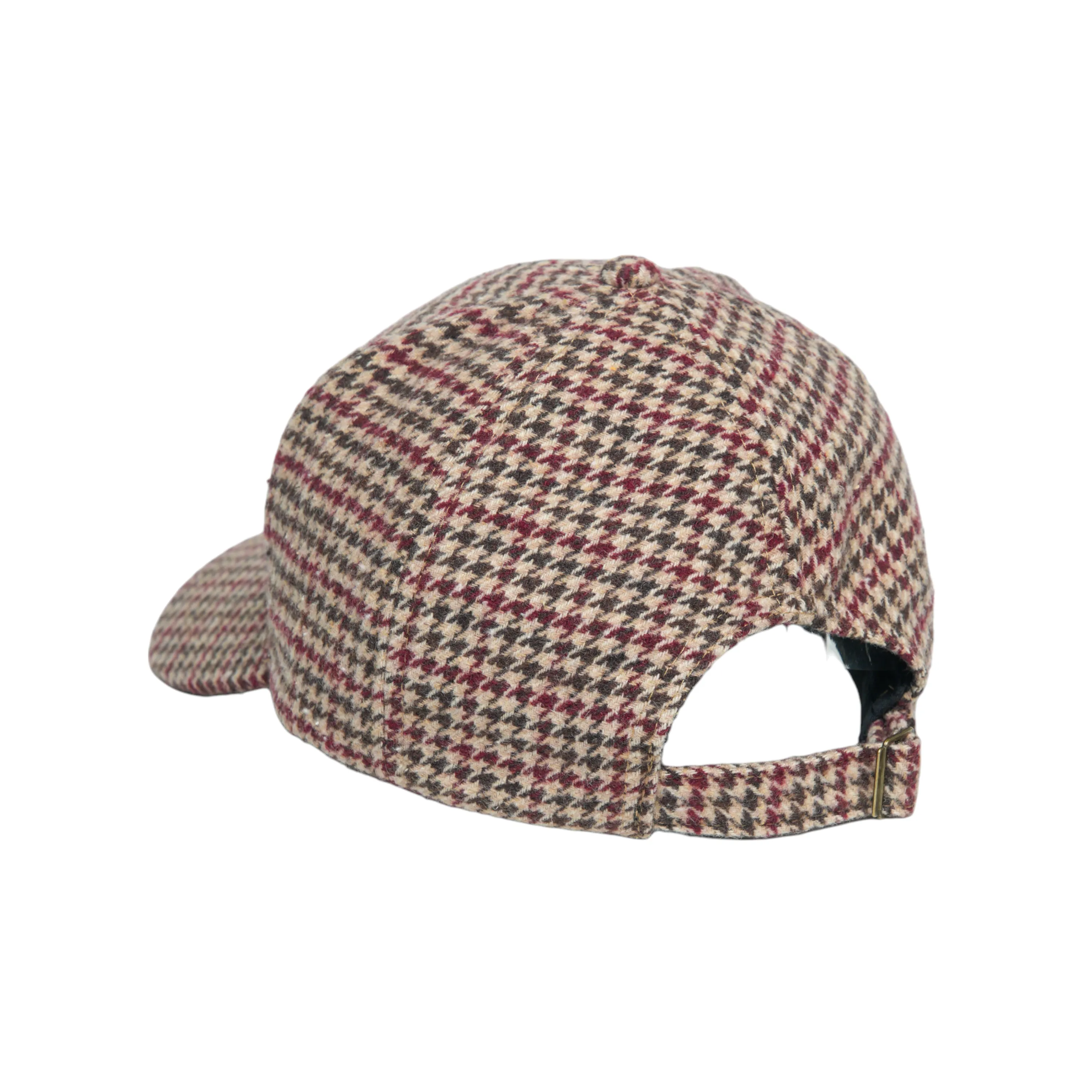 Chokore Autumn Herringbone Pattern Baseball Cap (Brick Red)