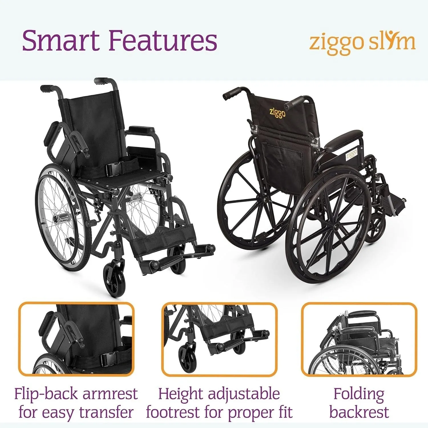 Circle Specialty Ziggo Slym Narrow Adult Wheelchair