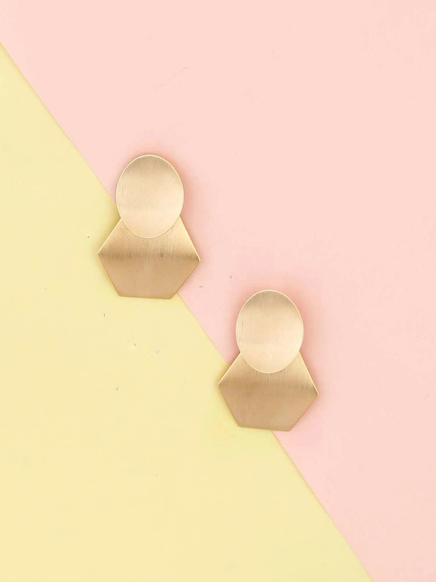 Cleo Hexagon Earrings