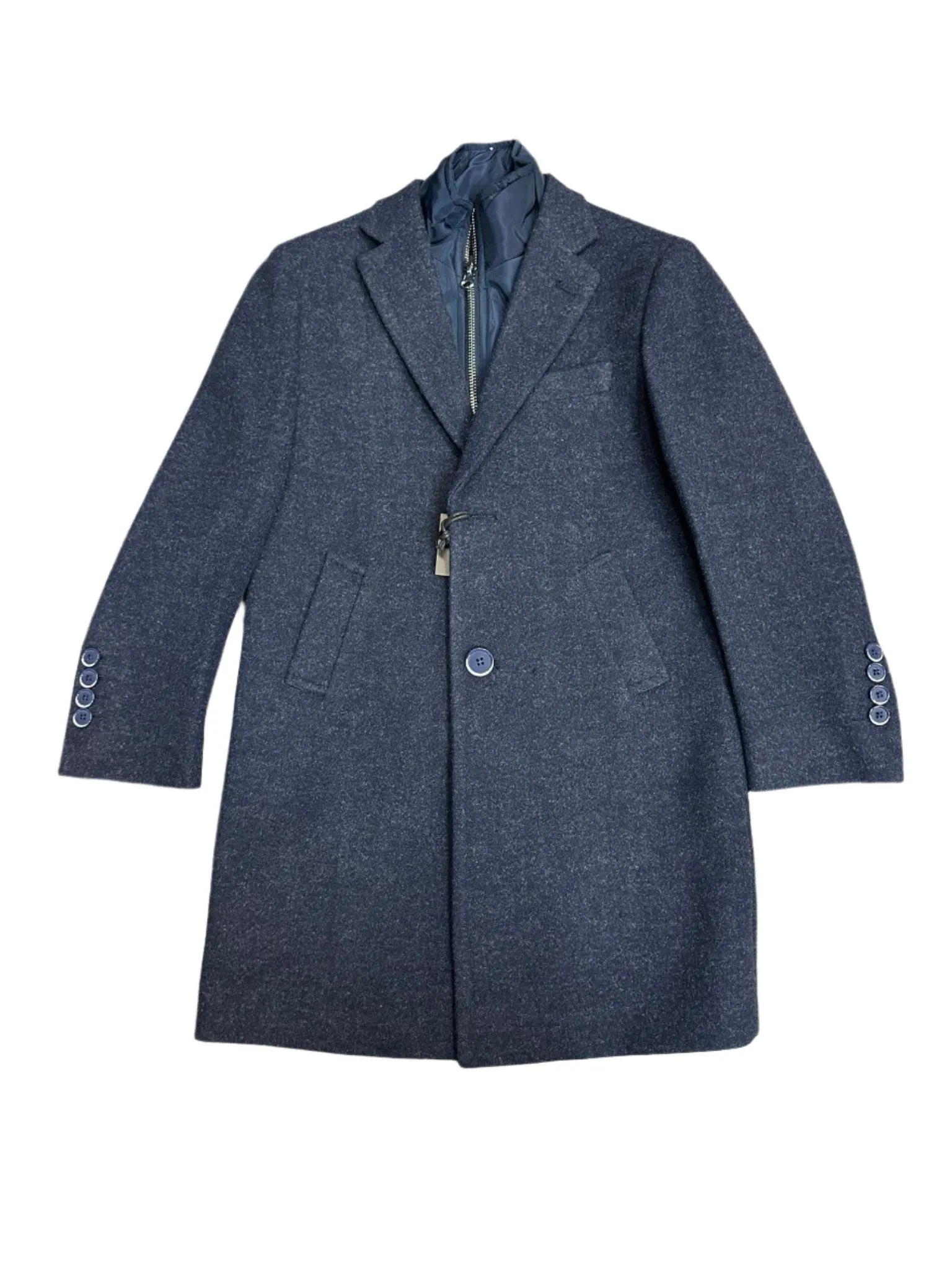 coat wool - navy