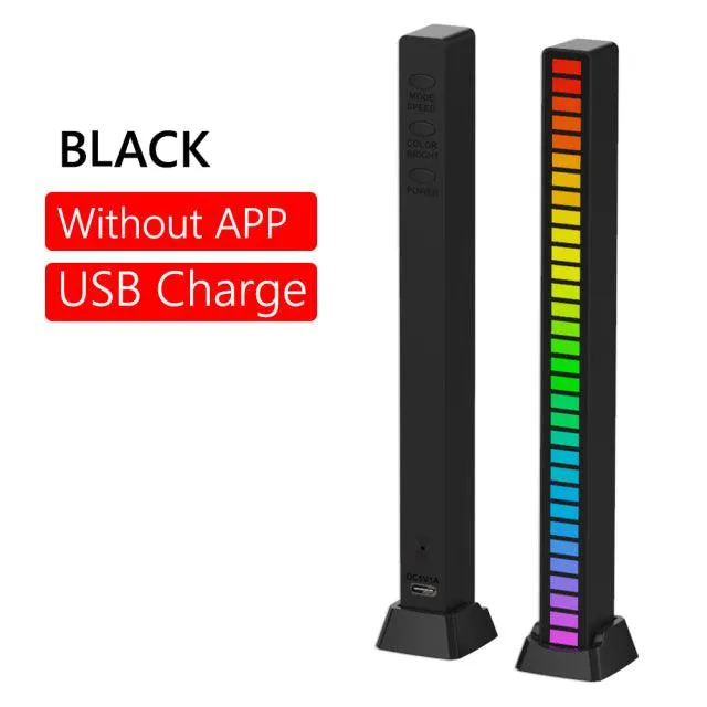 Colorful Sound Control Pickup Rhythm Rechargeable Light