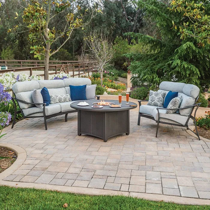 Corsica Sofa Fire Pit Set