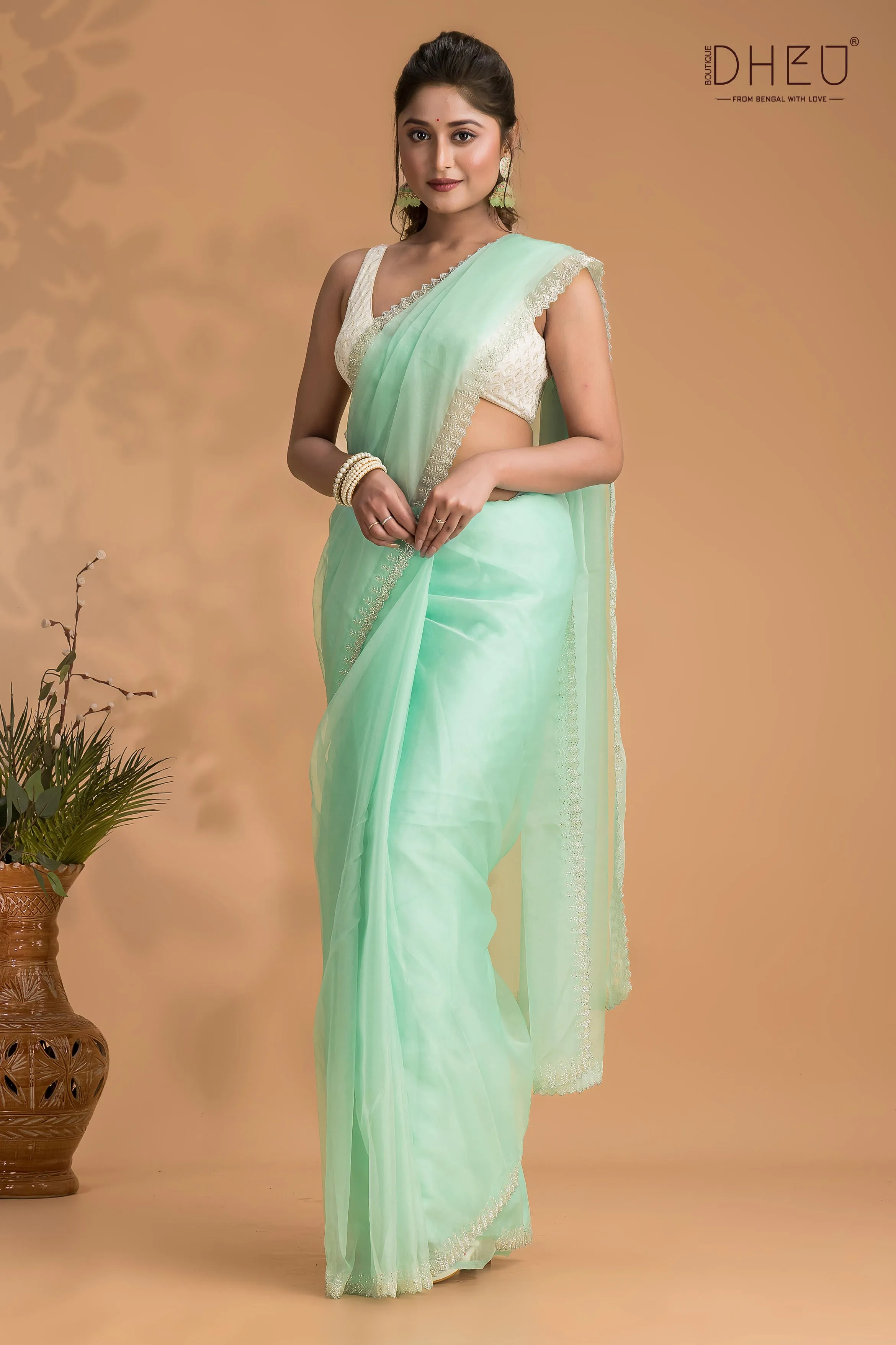 Crown - Exclusive Organza Saree